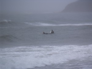Surfing the waters off Lawrencetown, NS. Photo: Chris Benjamin