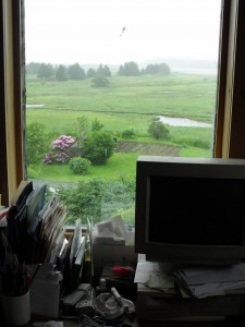The view from an abandoned workstation. Photo: Chris Benjamin