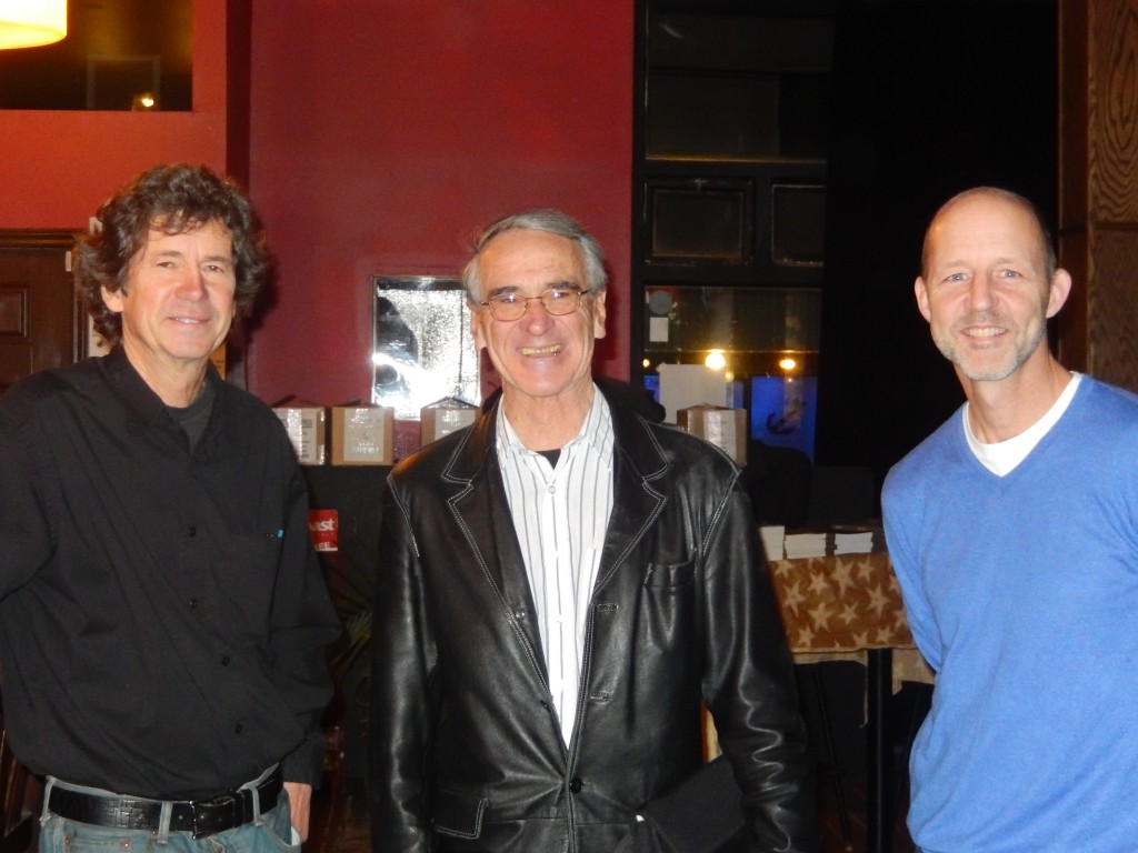 Lesley Choyce, David Mossman and  Steven Laffoley at The Company Store on Nov 20.