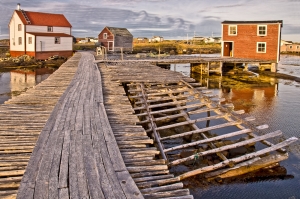 Fishing Premises, Tilting, Fogo Island, Notre Dame Bay, Newfoundland, Canada