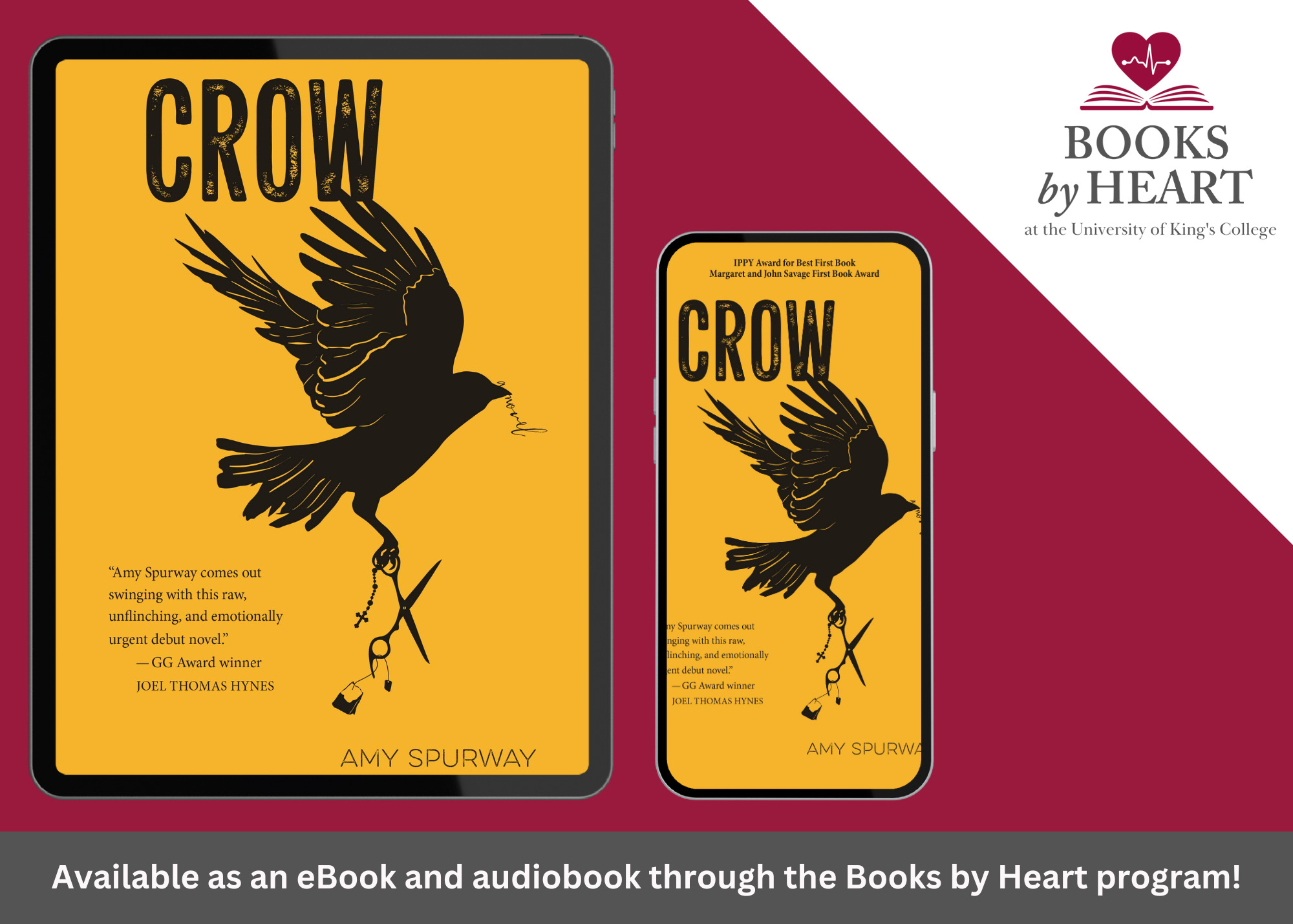 Books By Heart: Crow flies a crooked path in Amy Spurway’s hit novel