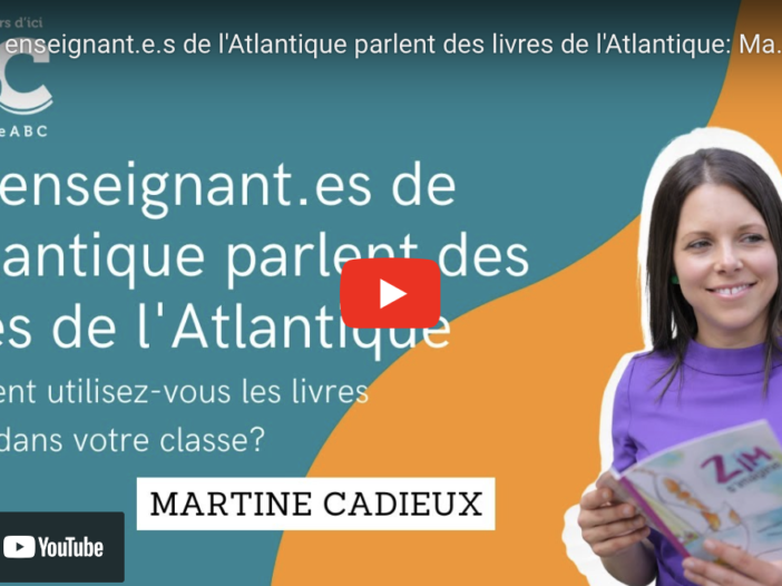 Screenshot of Martine Cadieux video